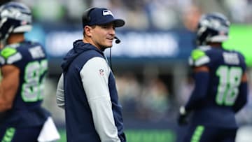 Mike Macdonald of the Seattle Seahawks