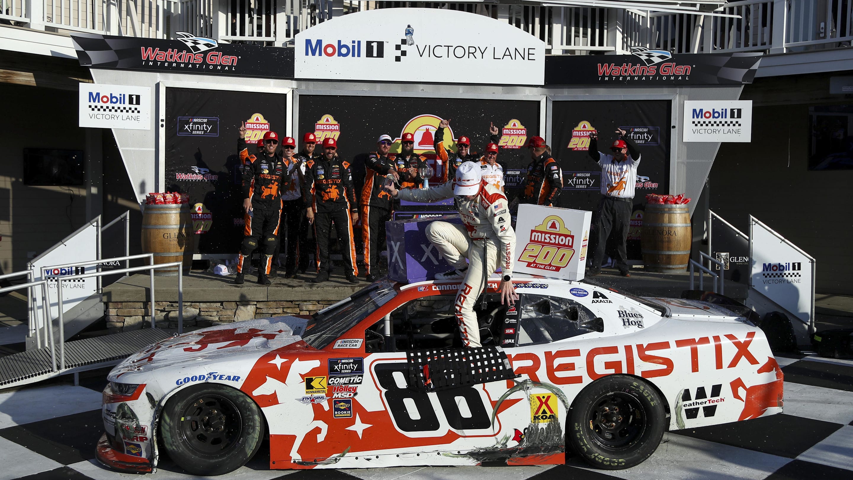 NASCAR star Connor Zilisch laughs off viral fall after breaking collarbone