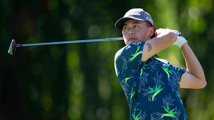 Jeffrey Guan is pictured at the PGA Tour's Procore Championship in September. Jeffrey Guan is pictured at the PGA Tour's Procore Championship in September.