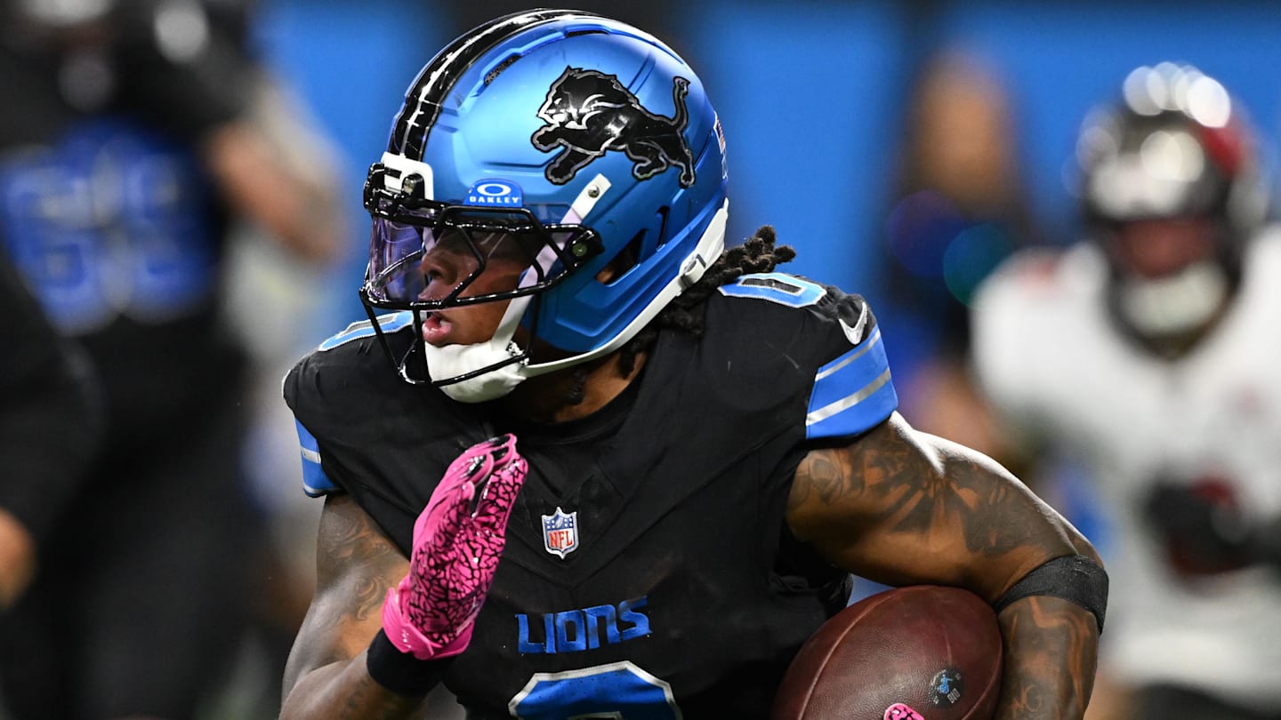 Jahmyr Gibbs Gives Lions' Offense Explosive Boost in 24-9 Win