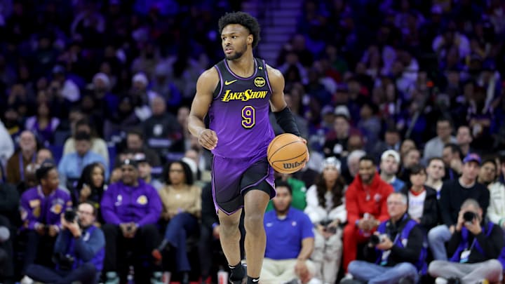 Bronny James struggled badly in his first extended run in a Lakers uniform