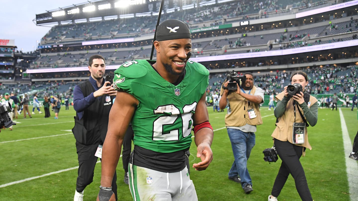 Nick Sirianni 對 Saquon Barkley 在第 18 週衝破紀錄發表第一則評論