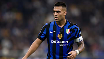 Lautaro Martinez of FC Internazionale looks on during the...