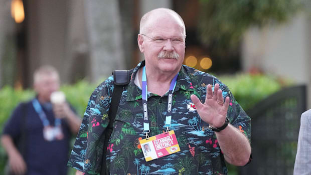 Kansas City Chiefs head coach Andy Reid attends the NFL Annual League Meeting at The Breakers. Mandatory Credit: Jim Rassol-