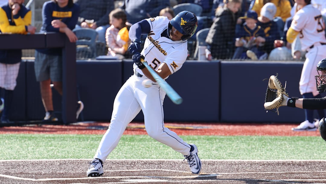 West Virginia University outfielder Armani Guzman