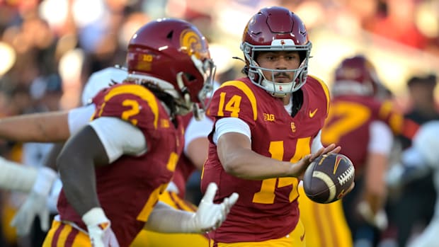 USC Trojans' Lincoln Riley 'Excited' Enter Big Ten Play After Dominate Win Jayden Maiava Makai Lemon Ja'Kobi Lane Clay Helton