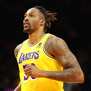 Former Los Angeles Lakers center Dwight Howard.