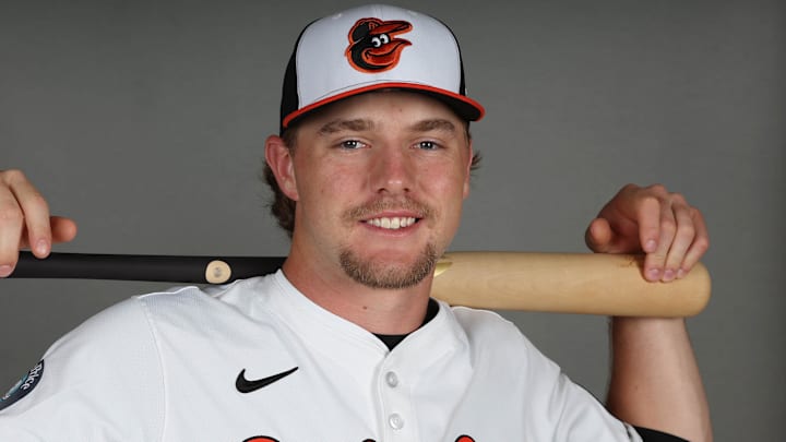 Feb 19, 2025; Sarasota, FL, USA; Baltimore Orioles shortstop Gunnar Henderson (2) poses for photo during media day at Ed Smith Stadium. Mandatory Credit: Kim Klement Neitzel-Imagn Images Feb 19, 2025; Sarasota, FL, USA; Baltimore Orioles shortstop Gunnar Henderson (2) poses for photo during media day at Ed Smith Stadium. Mandatory Credit: Kim Klement Neitzel-Imagn Images