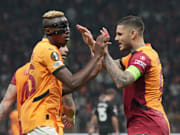 Victor Osimhen e Mauro Icardi