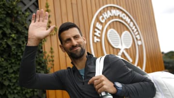 Novak Djokovic at Wimbledon 2024