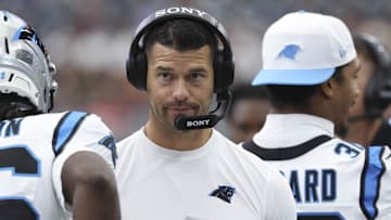 Carolina Panthers head coach Dave Canales