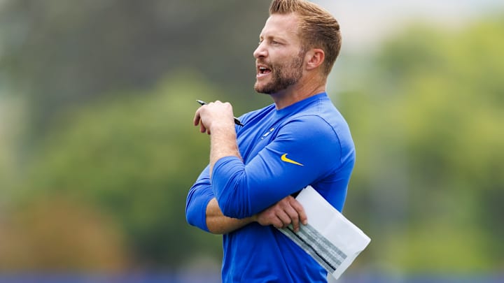 Los Angeles Rams OTA Offseason Workout HC Sean McVay