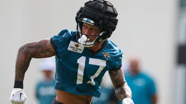 Evan Engram at training camp