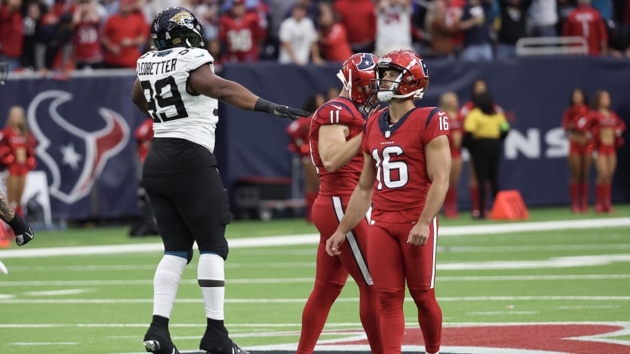 Former Houston Texans kicker Matthew Ammendola. | Thomas Shea-USA TODAY Sports