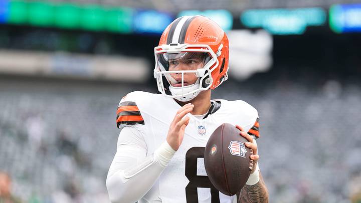 Cleveland Browns quarterback Dillon Gabriel