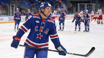 Arseny Gritsyuk (81) SKA Hockey Club seen in action (Getty Images)