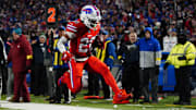 Dec 17, 2022; Orchard Park, New York, USA; Buffalo Bills running back Nyheim Hines (20).