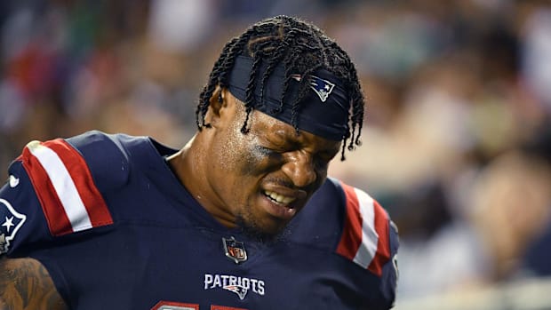 New England Patriots receiver N'Keal Harry