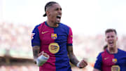Raphinha faz temporada exuberante pelo Barcelona