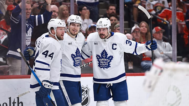 The Toronto Maple Leafs projected lineup for the 2025-26 season leaves some question marks which could hold the club back.