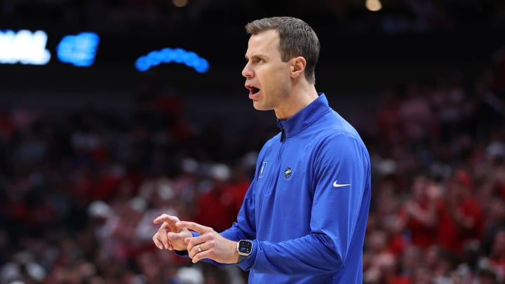 Duke basketball head coach Jon Scheyer