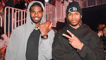 Shedeur Sanders and Shilo Sanders (R)
