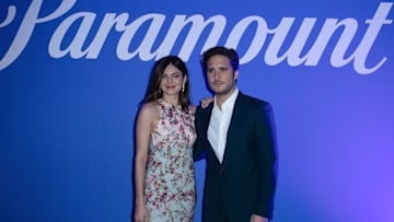 Mónica Barbaro y Diego Boneta, los protagonistas del film durante la presentación 