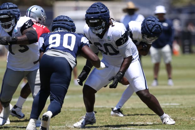 Tyler Guyton, Dallas Cowboys training camp