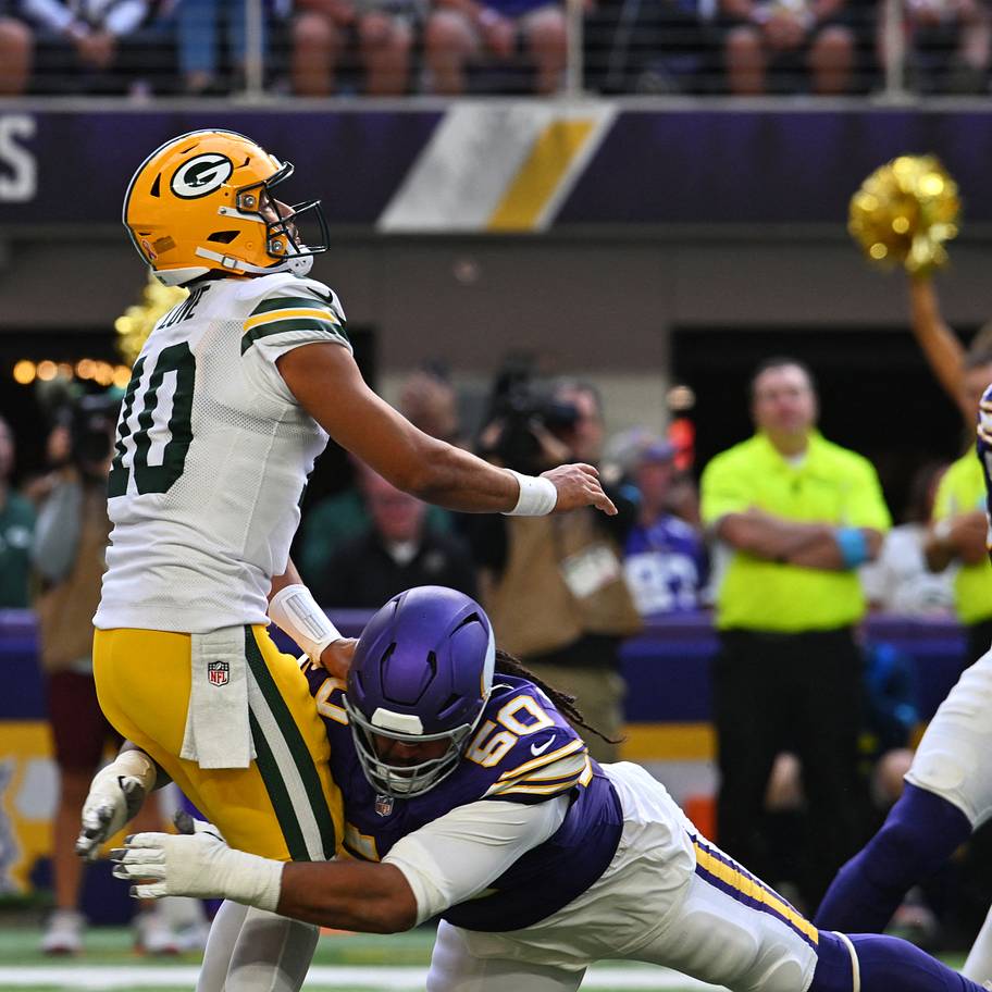 Green Bay Packers quarterback Jordan Love