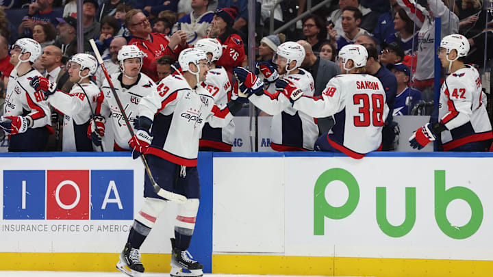 Tom Wilson, Washington Capitals Mandatory Credit: Kim Klement Neitzel-Imagn Images