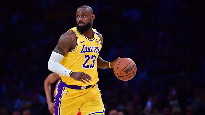 Los Angeles Lakers forward LeBron James is a great prop target on Monday. Los Angeles Lakers forward LeBron James is a great prop target on Monday.