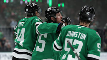 Matt Duchene, Roope Hintz, Wyatt Johnston