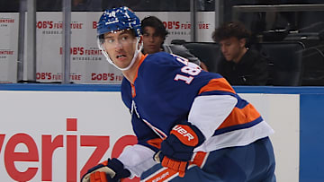 New York Islanders winger Pierre Engvall has gotten another chance to sticking in the NHL.