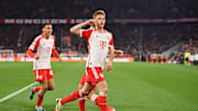 Der Siegtreffer von Joshua Kimmich in der Champions League gegen Arsenal war der Top-Moment der 2024er-Bayern