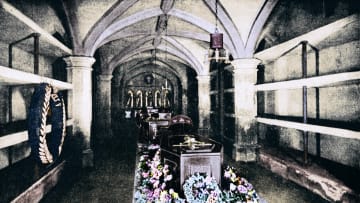 The Crypt Under The Chancel Of St Georges Chapel Windsor Castle 1910 (1911)