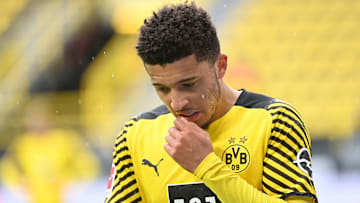Jadon Sancho ainda era jogador do Borussia Dortmund.