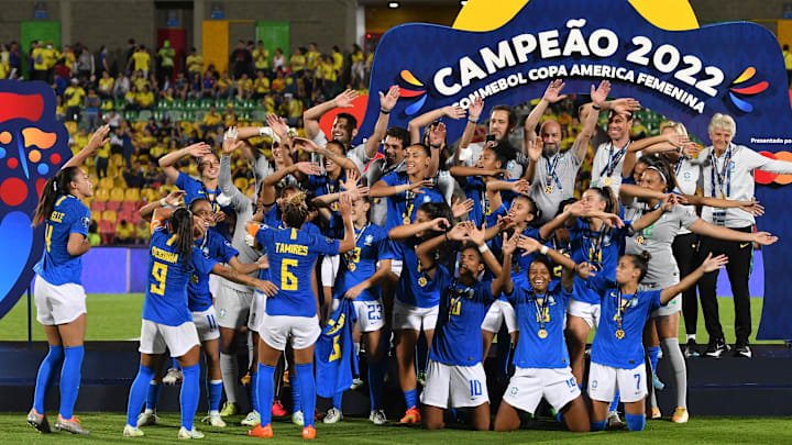 A Seleção venceu oito das nove edições da Copa América Feminina até aqui A Seleção venceu oito das nove edições da Copa América Feminina até aqui