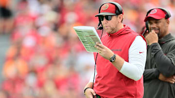 Tampa Bay Buccaneers offensive coordinator Liam Coen is expected to be offered the Jacksonville Jaguars head coaching job.