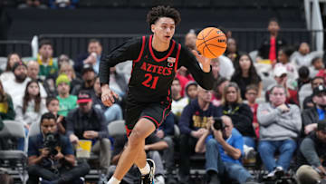 San Diego State Aztecs guard Miles Byrd.