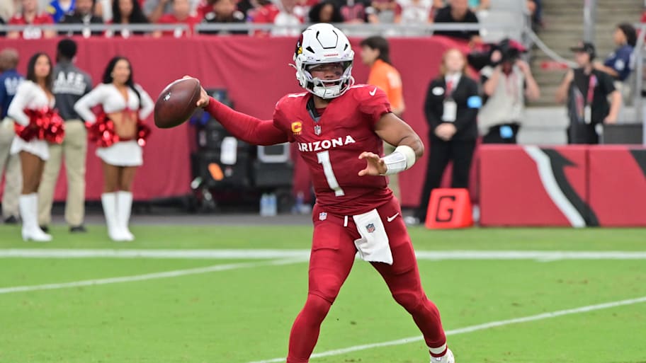 Kyler Murray throws the ball against the Los Angeles Rams in Week 2. | Matt Kartozian-Imagn Images