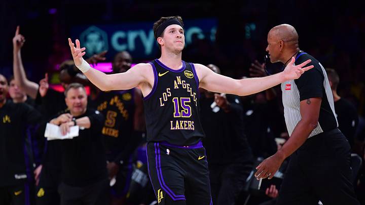 Los Angeles Lakers guard Austin Reaves.