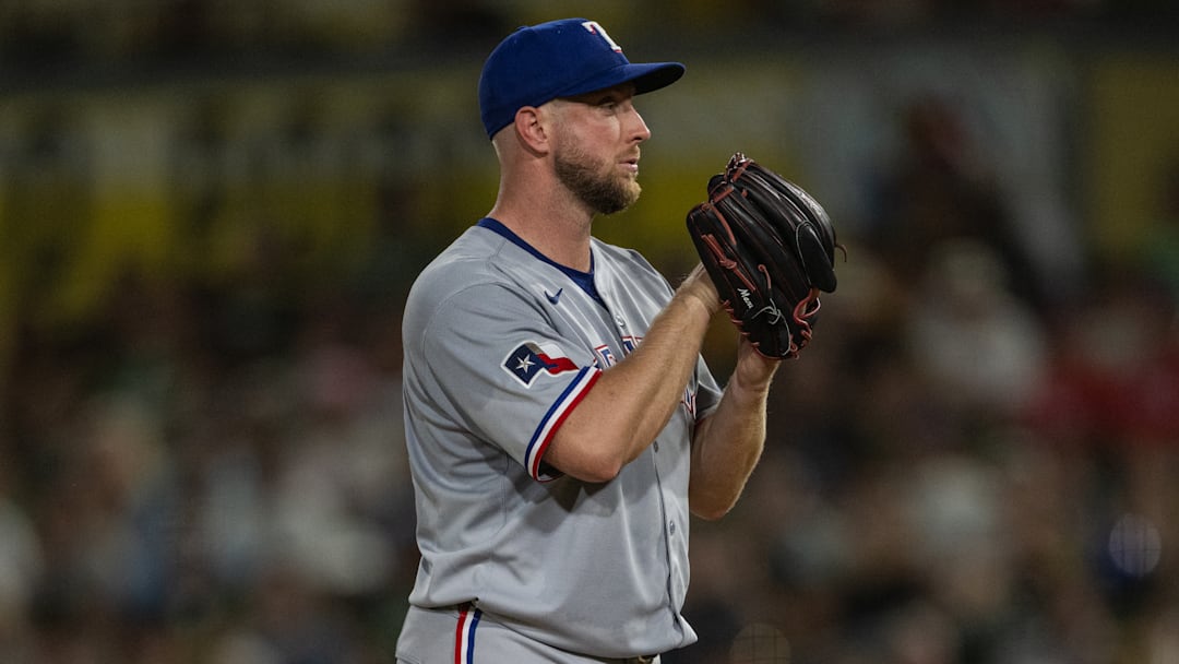 Texas Rangers pitcher Merrill Kelly