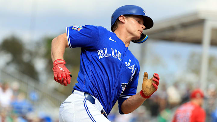 Josh Kasevich is exciting to watch on the basepaths. Mandatory Credit: Kim Klement Neitzel-Imagn Images