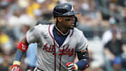 Acuña isn't too happy with Snitker's decisions after Kelenic made a similar mistake on the basepaths