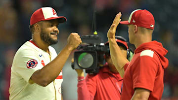 Texas Rangers v Los Angeles Angels