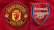 Manchester United and Arsenal Club Crests