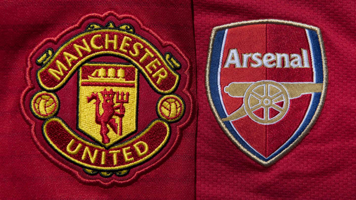 Manchester United and Arsenal Club Crests