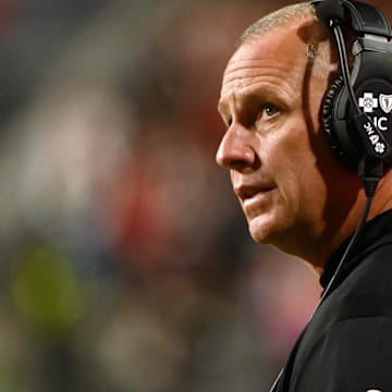 NC State football head coach Dave Doeren