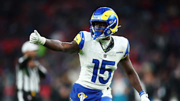 Los Angeles Rams wide receiver Konata Mumpfield (15)