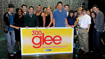 Photo Of The Glee Cast During The "GLEE" 300th Musical Performance Special Taping